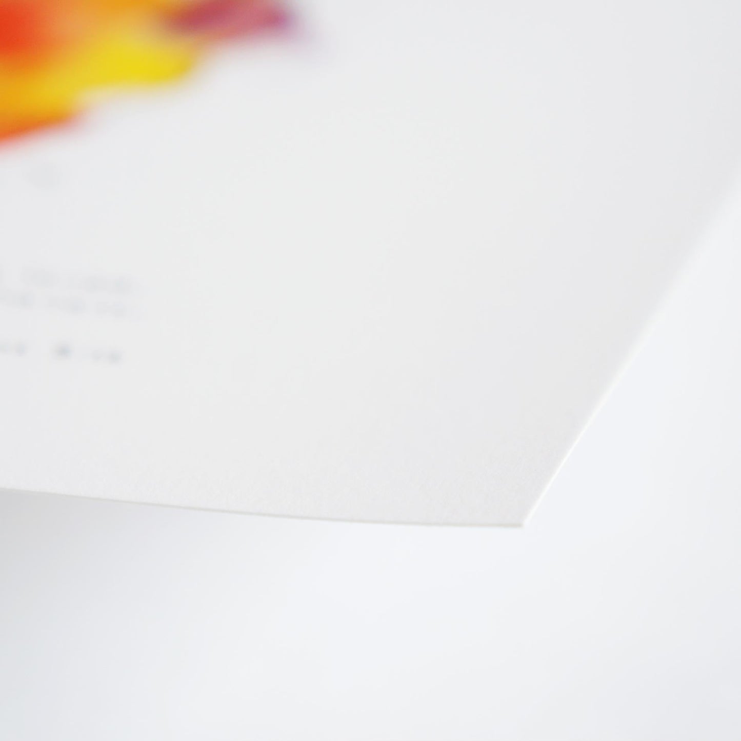 Close-up of paper texture on clothed in love bible art print