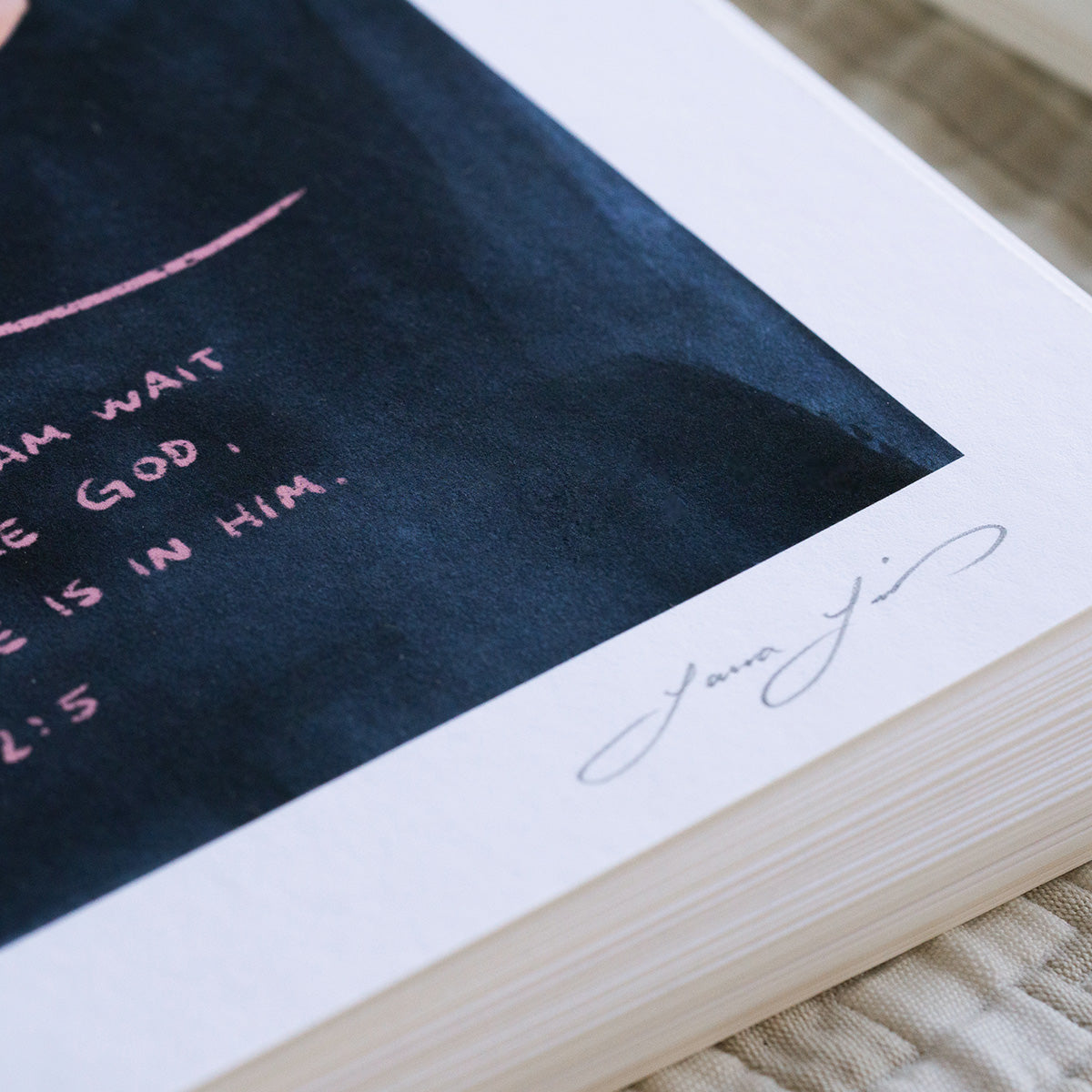 Wait on the Lord - Psalm 62:5 (11x14 Limited Edition)
