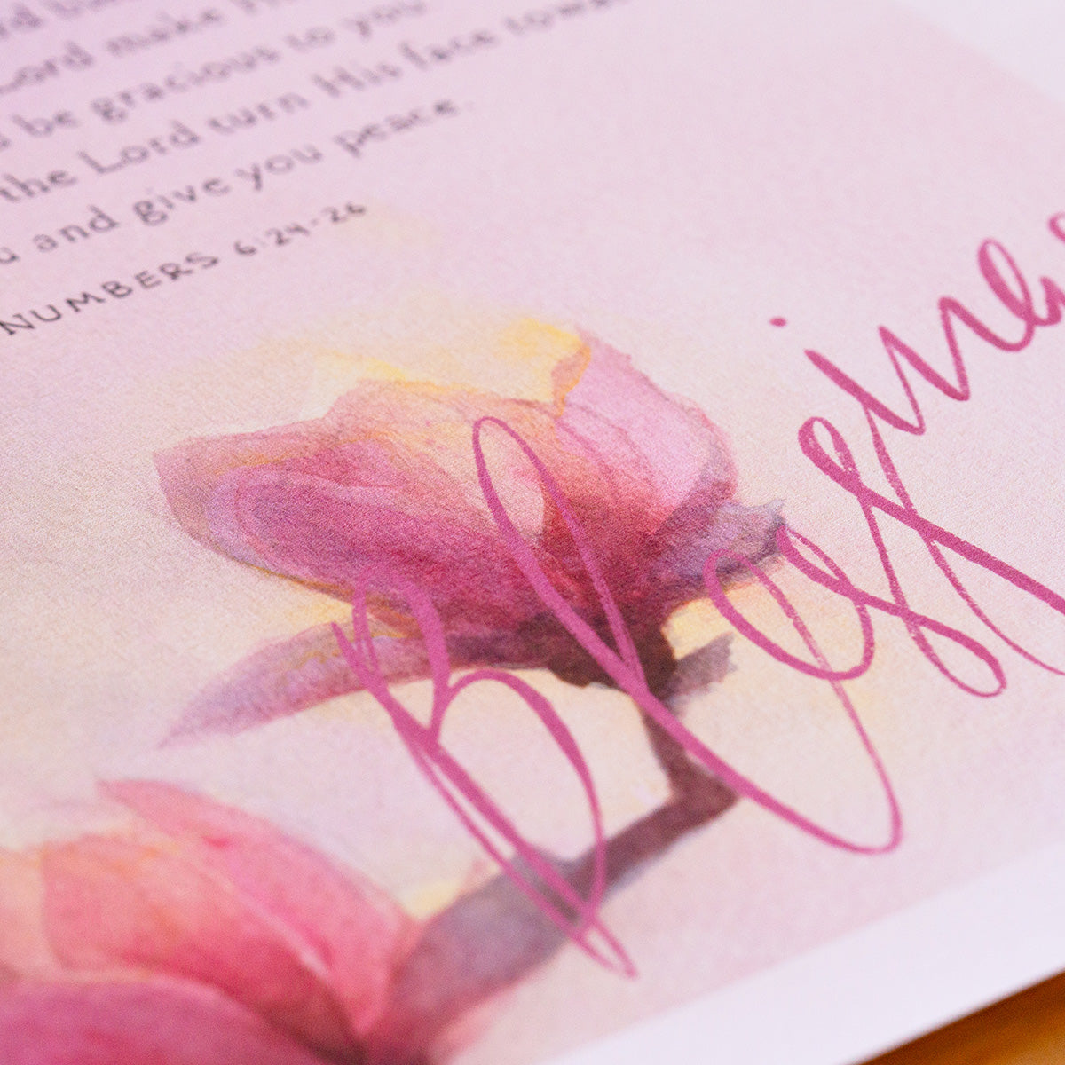 The Lord's Blessing - Numbers 6:24-26 (13x19 Limited Edition)