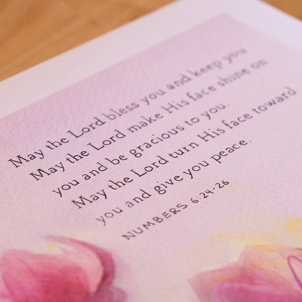 The Lord's Blessing - Numbers 6:24-26 (13x19 Limited Edition)