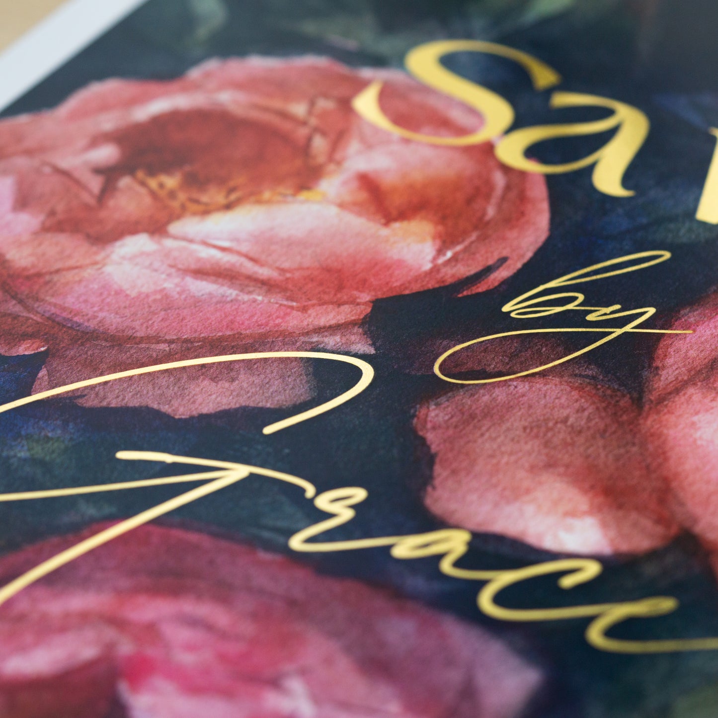 Saved by Grace - Peonies (12x18" Illuminated Limited Edition)