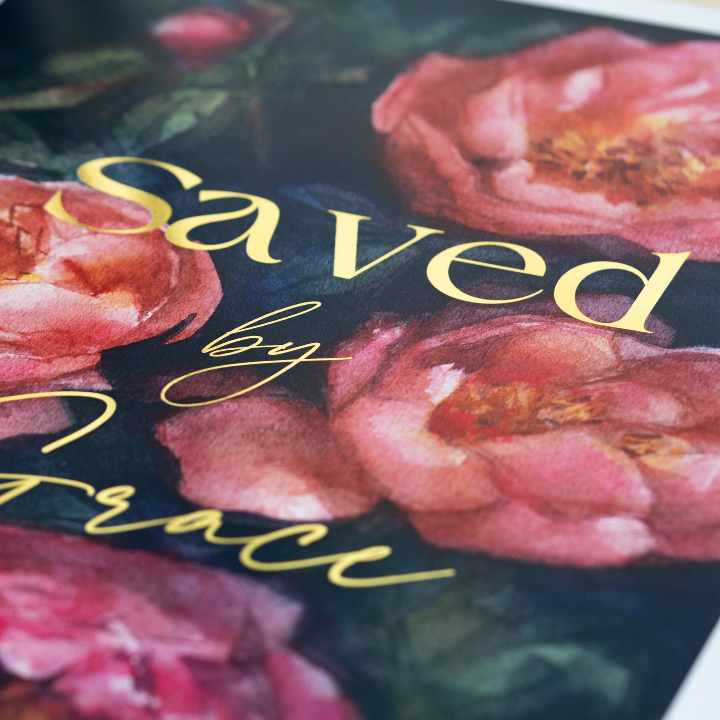 Saved by Grace - Peonies (12x18" Illuminated Limited Edition)
