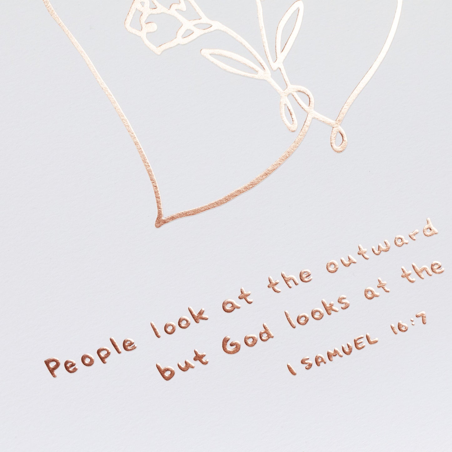 God Looks at the Heart - Illuminated (16x20 Limited Edition)