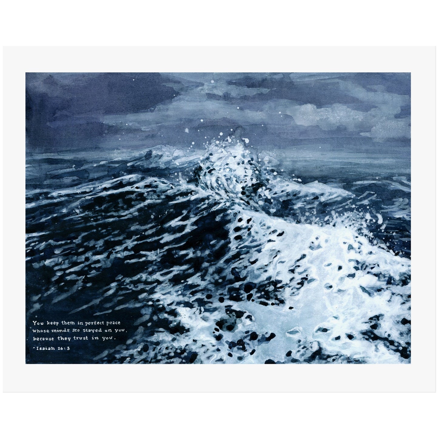 Perfect Peace - Isaiah 26:3 Scripture Wall Art