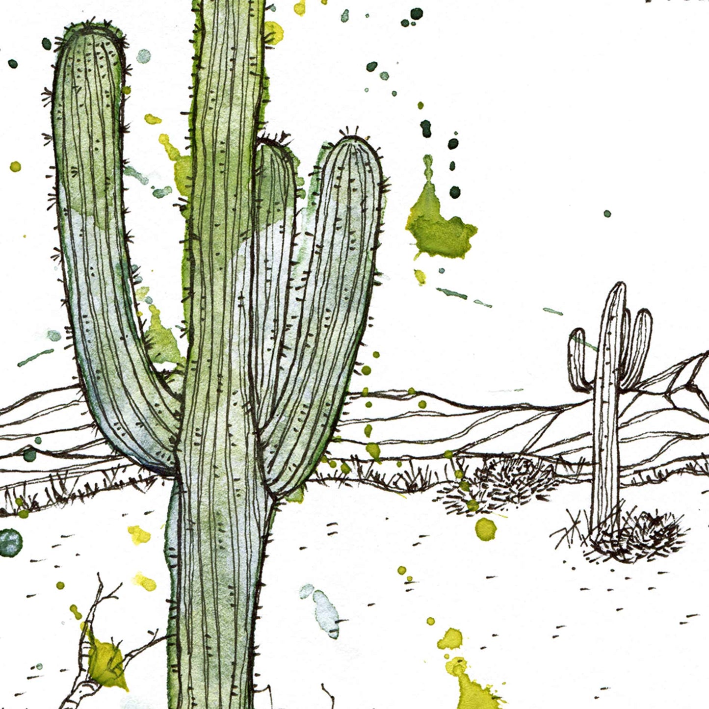 God, I Thirst for You - Watercolor close-up