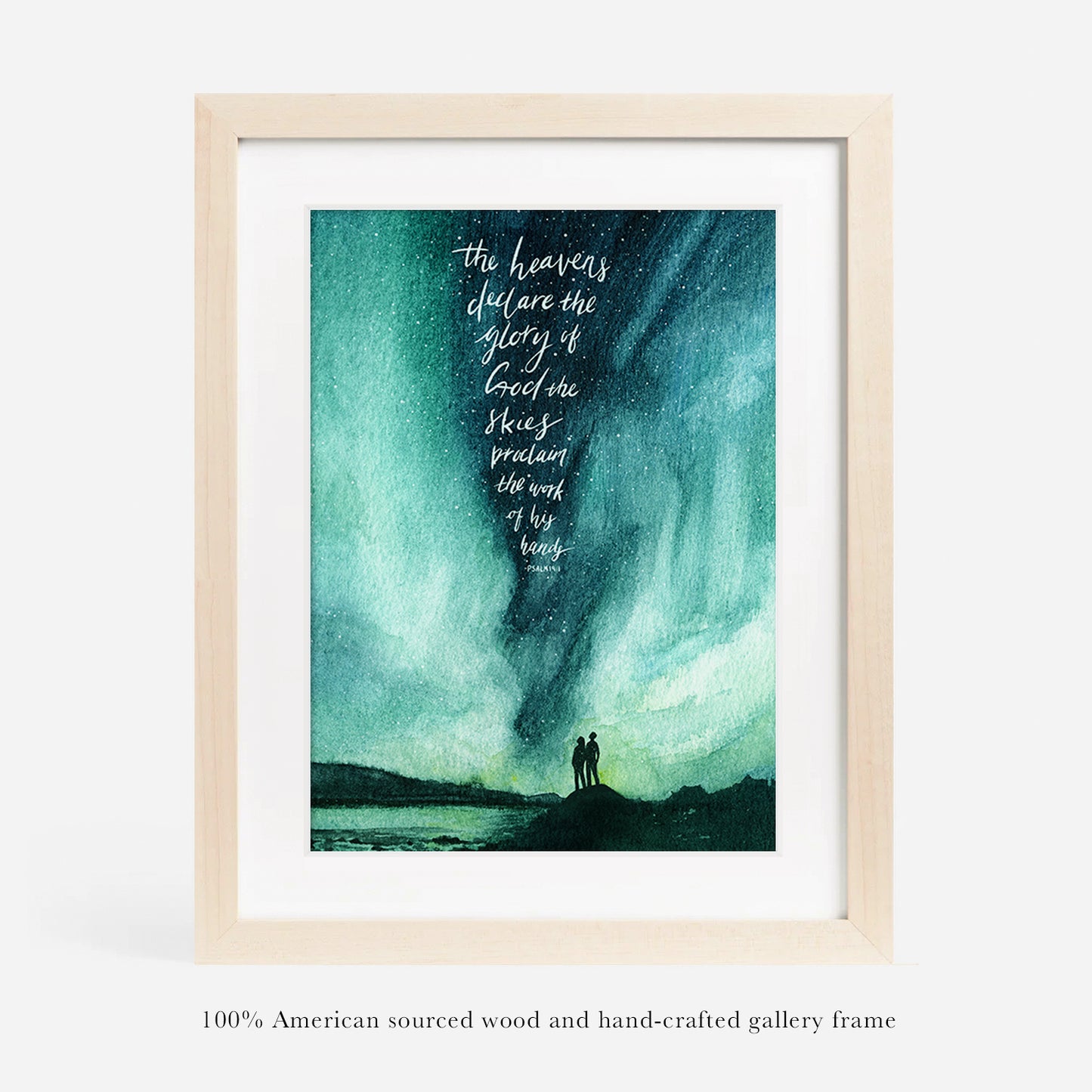 Aurora Night Sky - Psalm 19:1