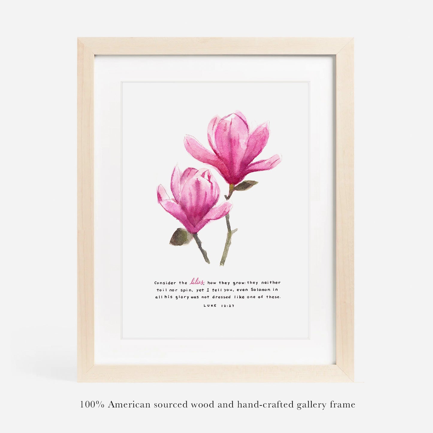Consider the Lilies - Luke 12:27