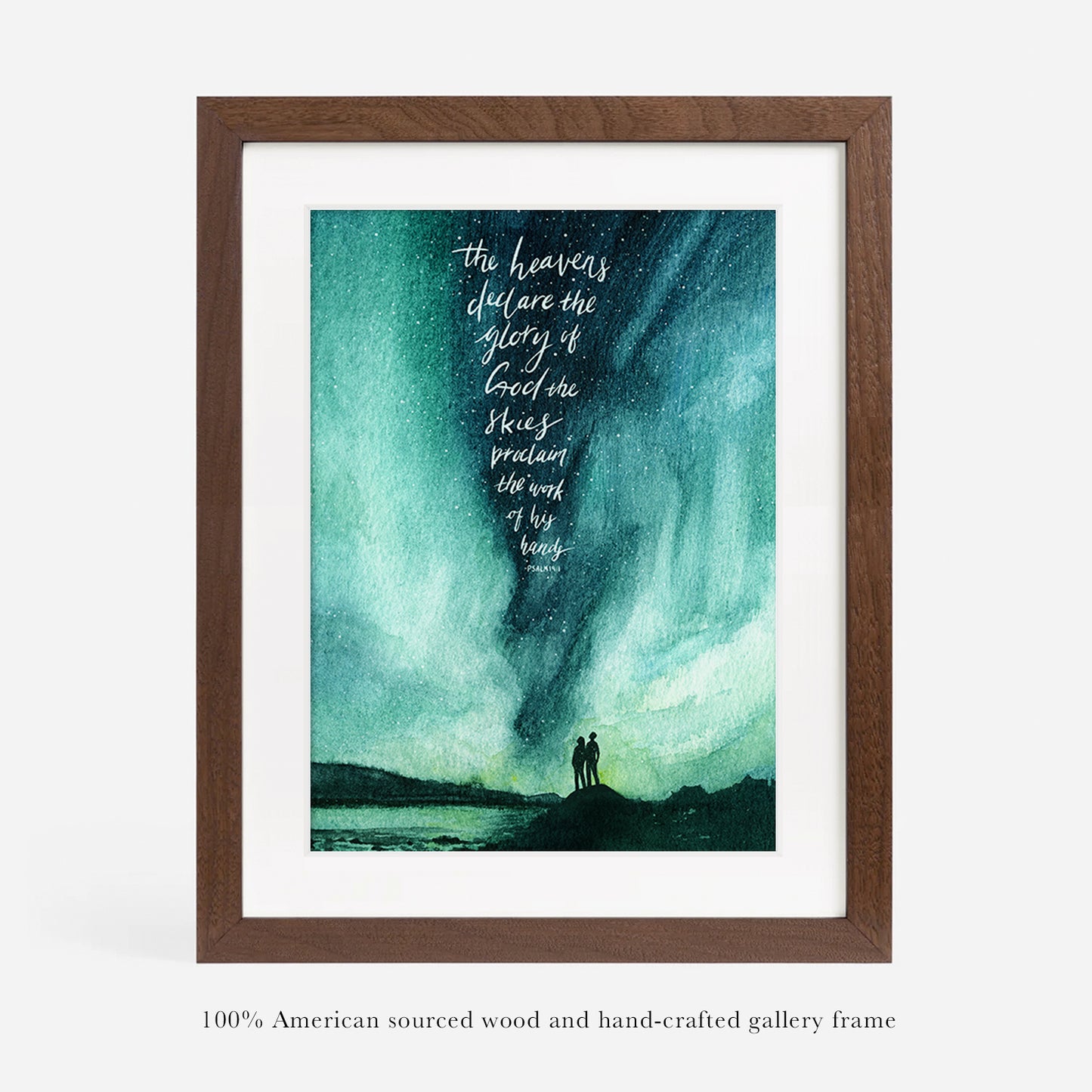 Aurora Night Sky - Psalm 19:1