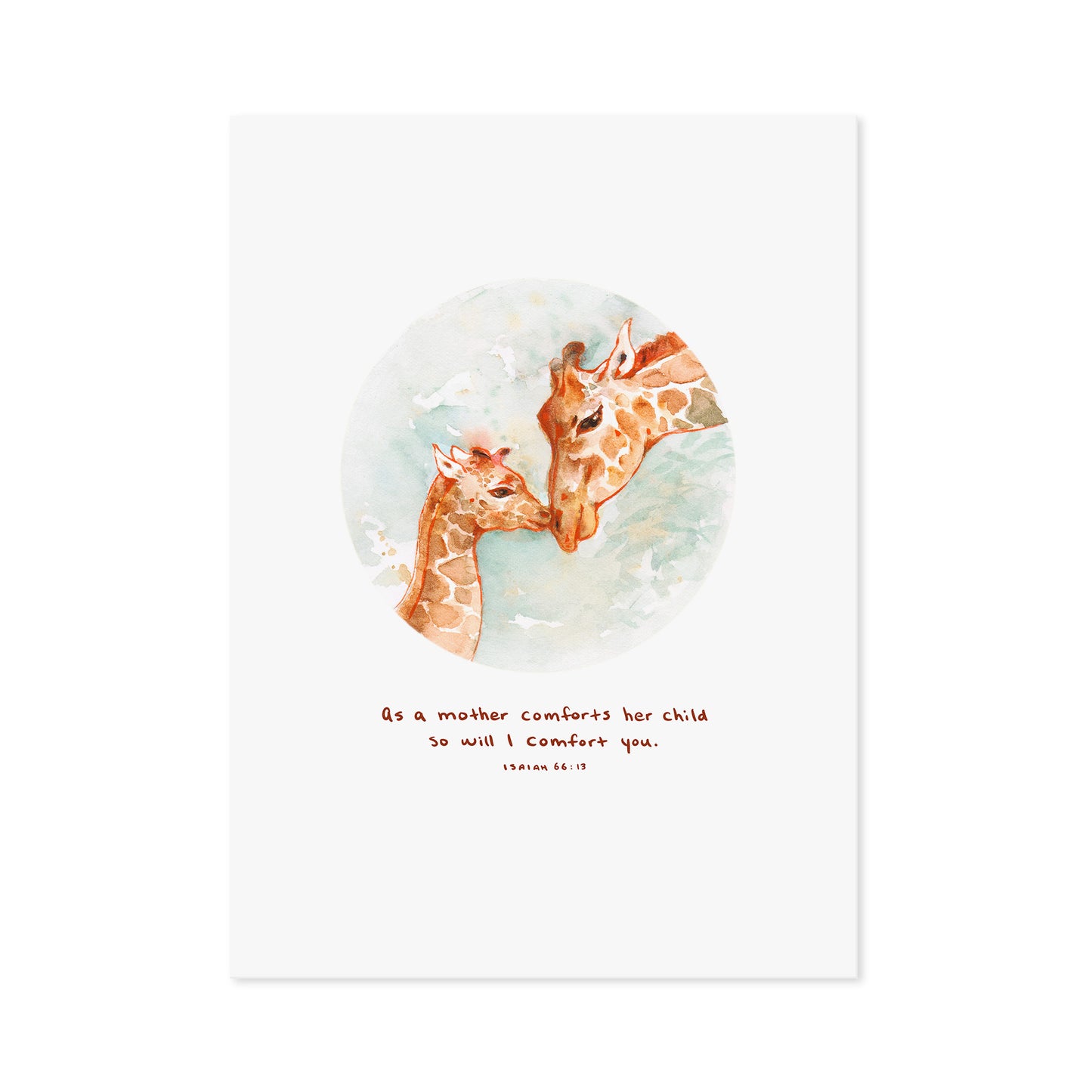 Mother Comforts Child - Isaiah 66:13