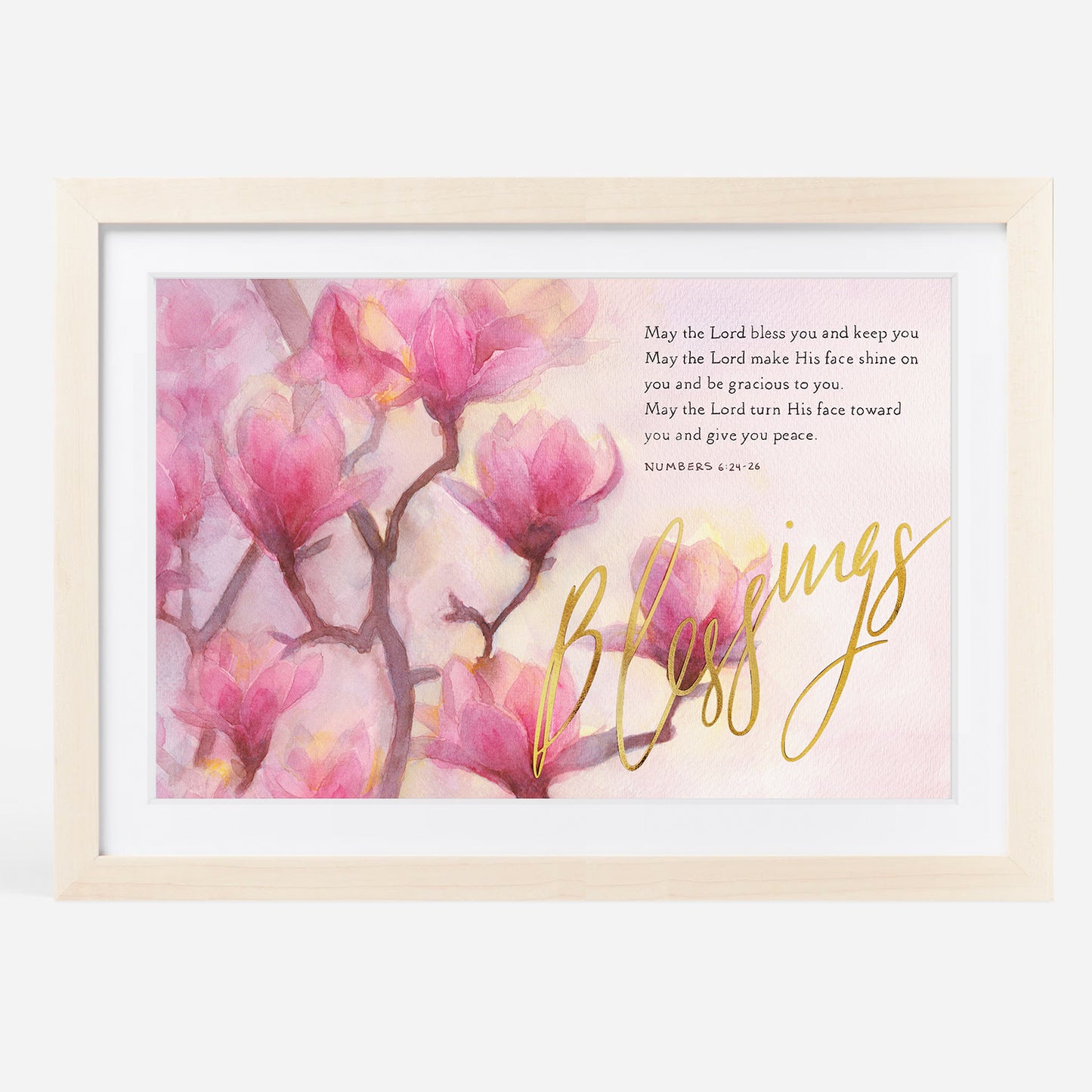 The Lord's Blessing - Numbers 6:24-26 (12x18" Illuminated Limited Edition)