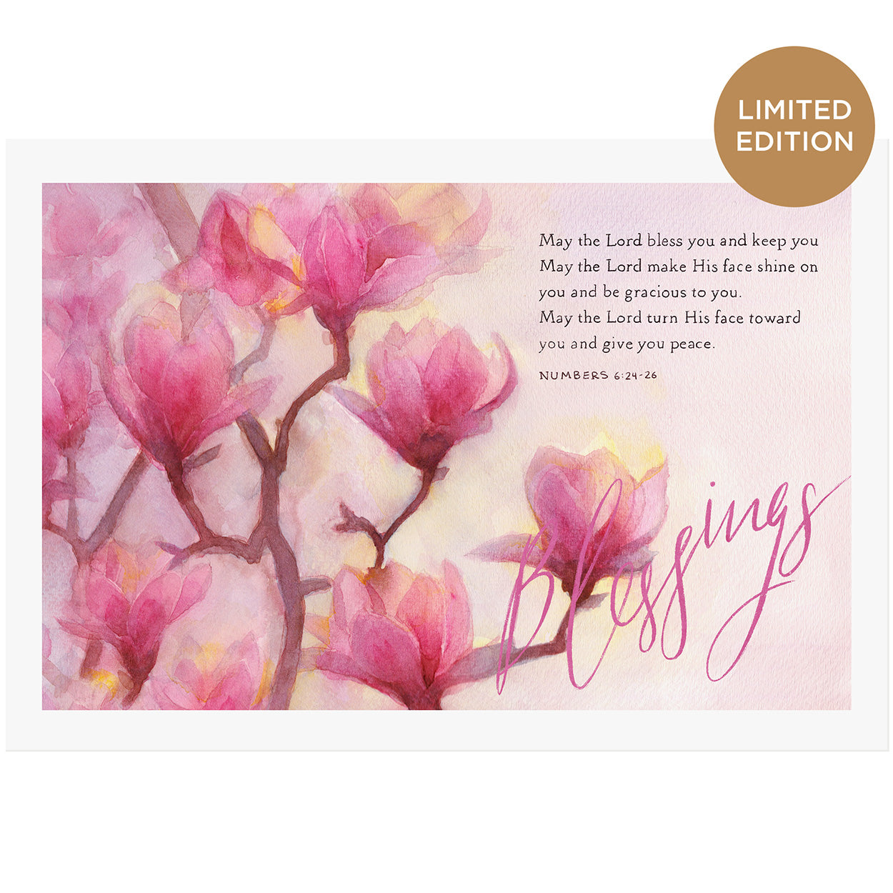 The Lord's Blessing - Numbers 6:24-26 (13x19 Limited Edition)