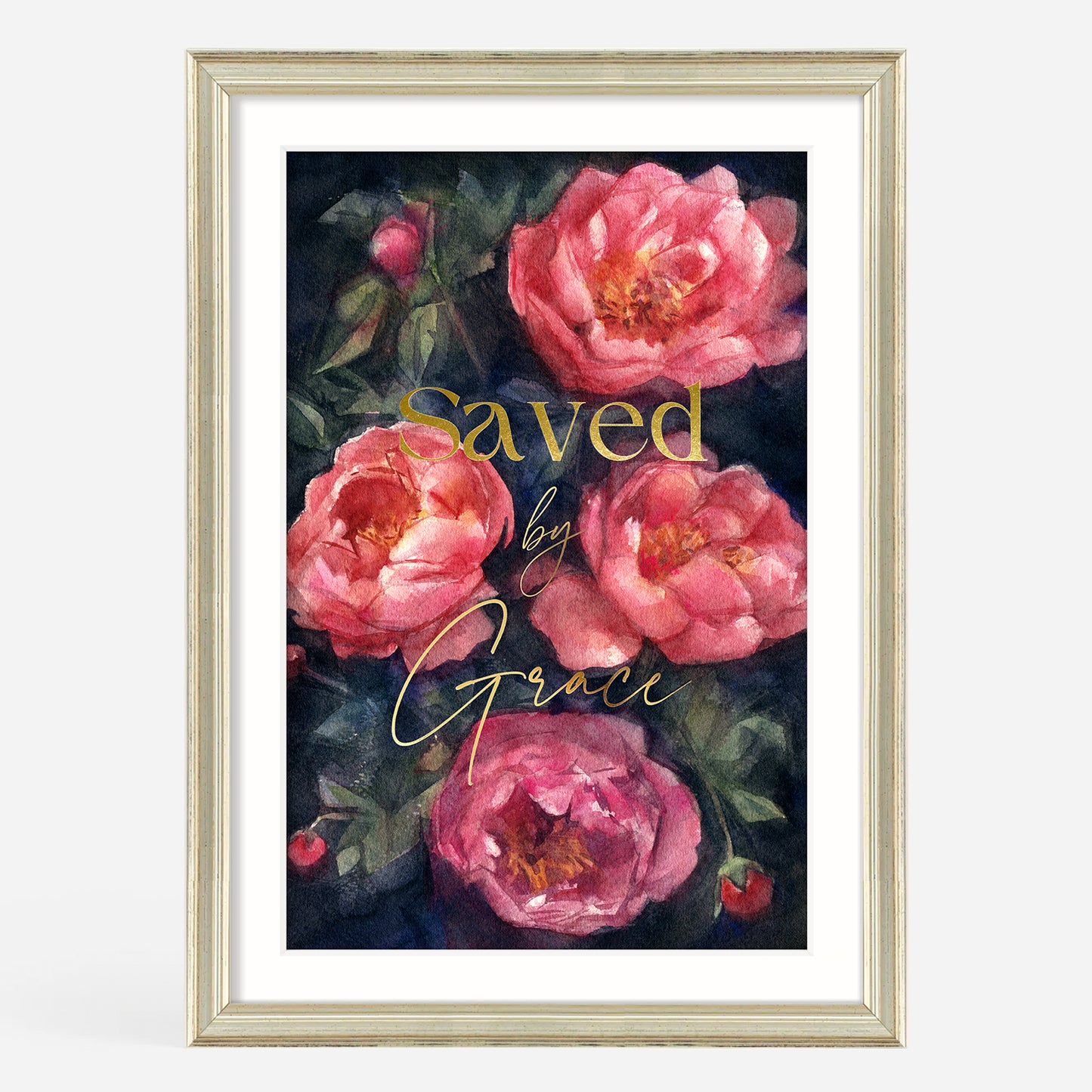 Saved by Grace - Peonies (12x18" Illuminated Limited Edition)