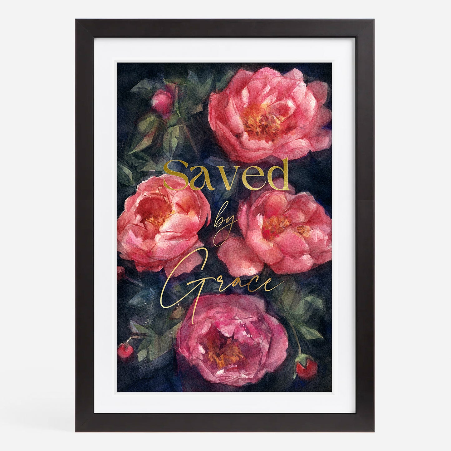 Saved by Grace - Peonies (12x18" Illuminated Limited Edition)