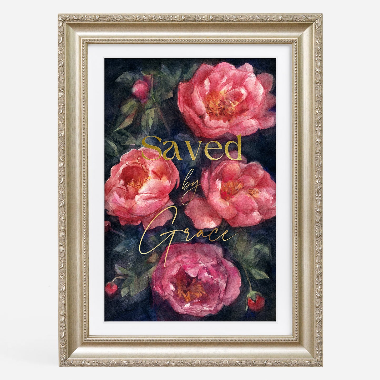 Saved by Grace - Peonies (12x18" Illuminated Limited Edition)