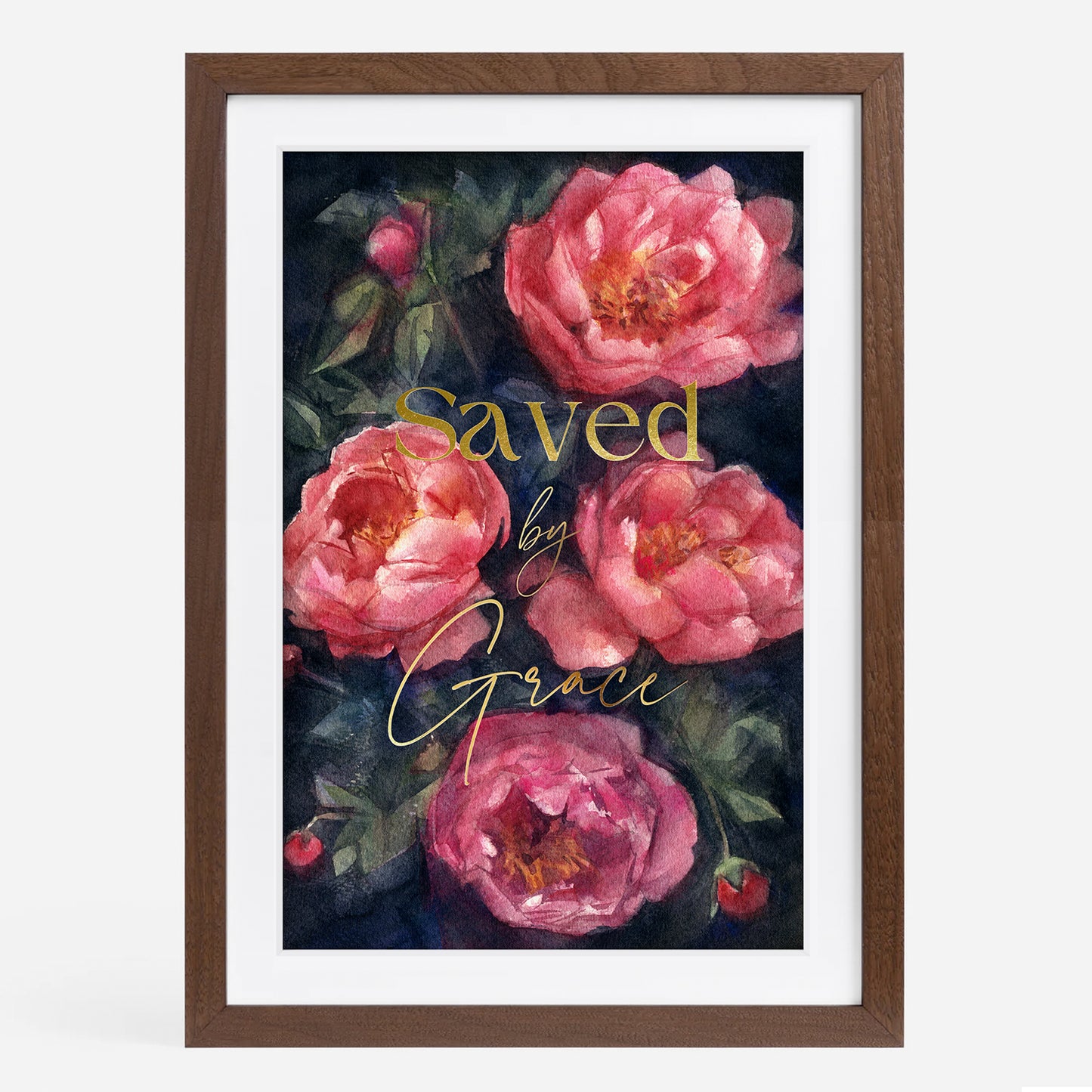 Saved by Grace - Peonies (12x18" Illuminated Limited Edition)