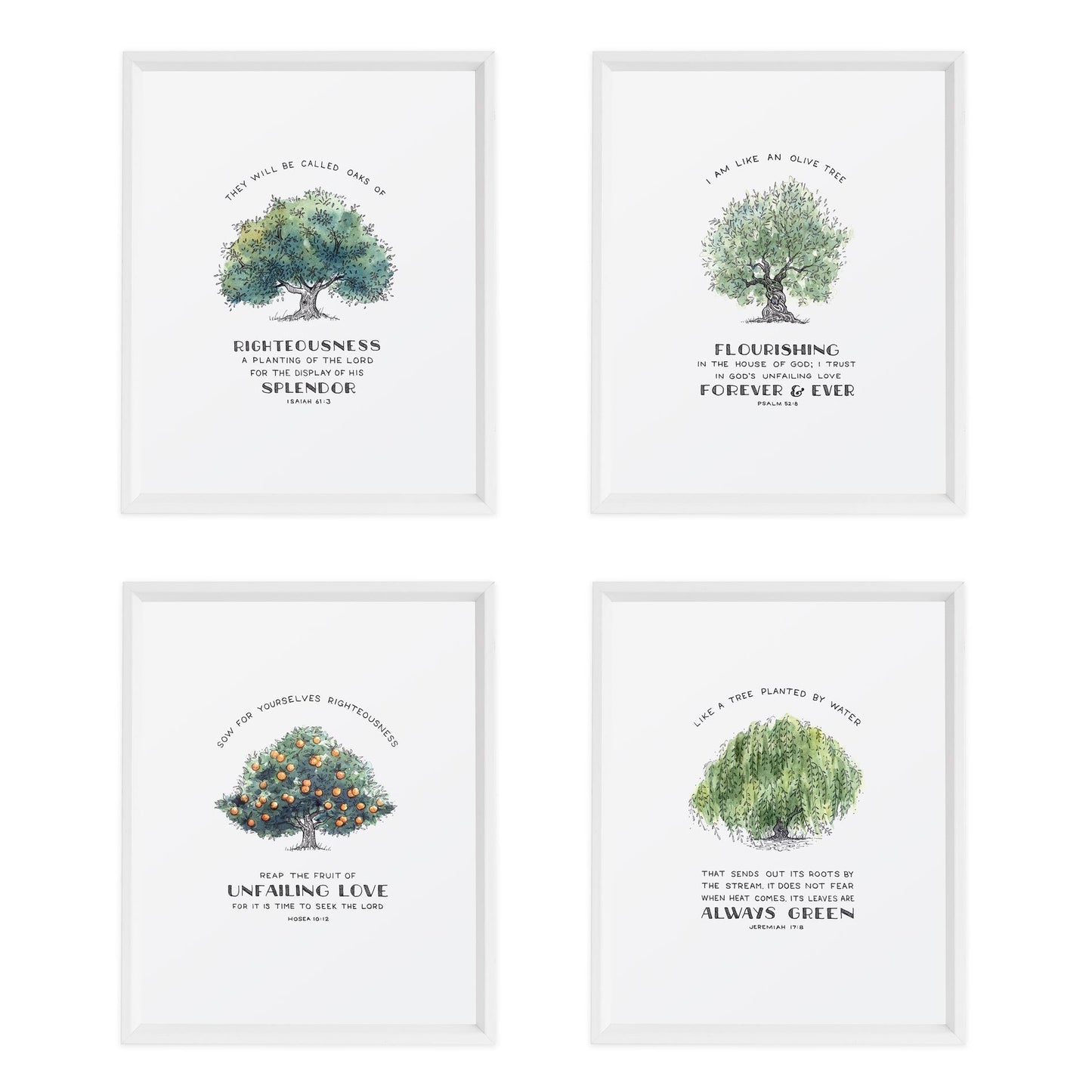 Tree of Faith Bundle scripture art
