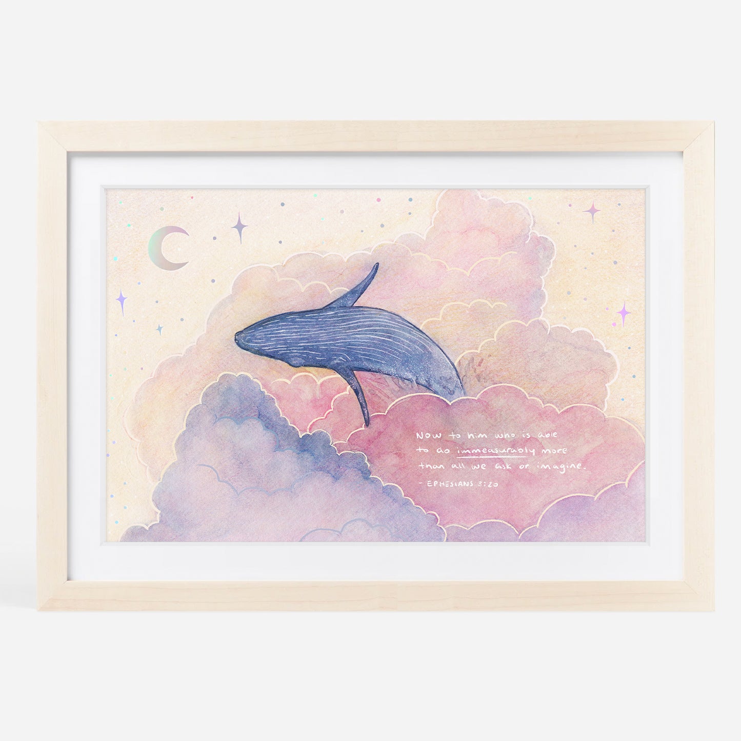 Immeasurably More - Ephesians 3:20 (12x18" Illuminated Limited Edition)