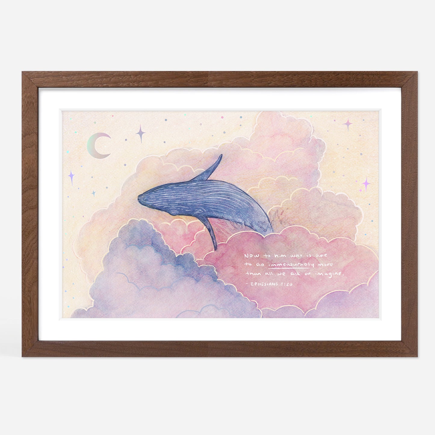 Immeasurably More - Ephesians 3:20 (12x18" Illuminated Limited Edition)
