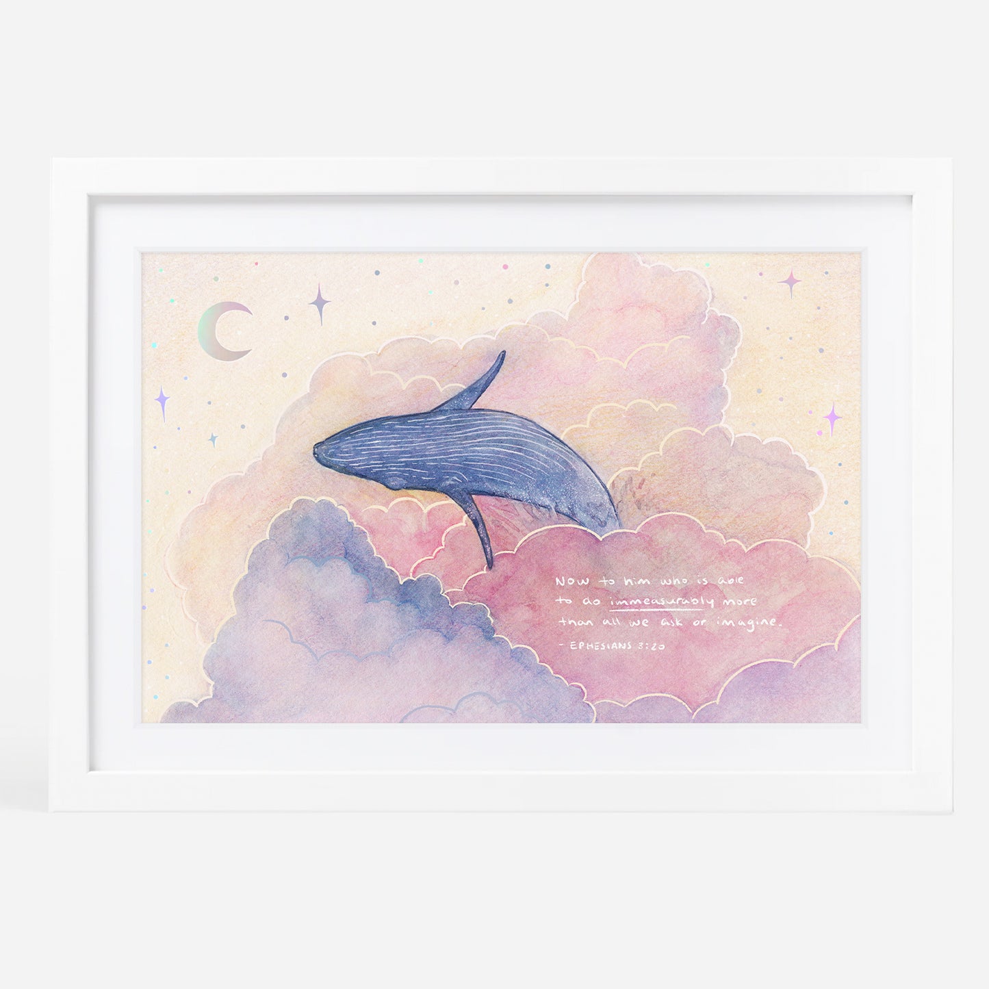 Immeasurably More - Ephesians 3:20 (12x18" Illuminated Limited Edition)