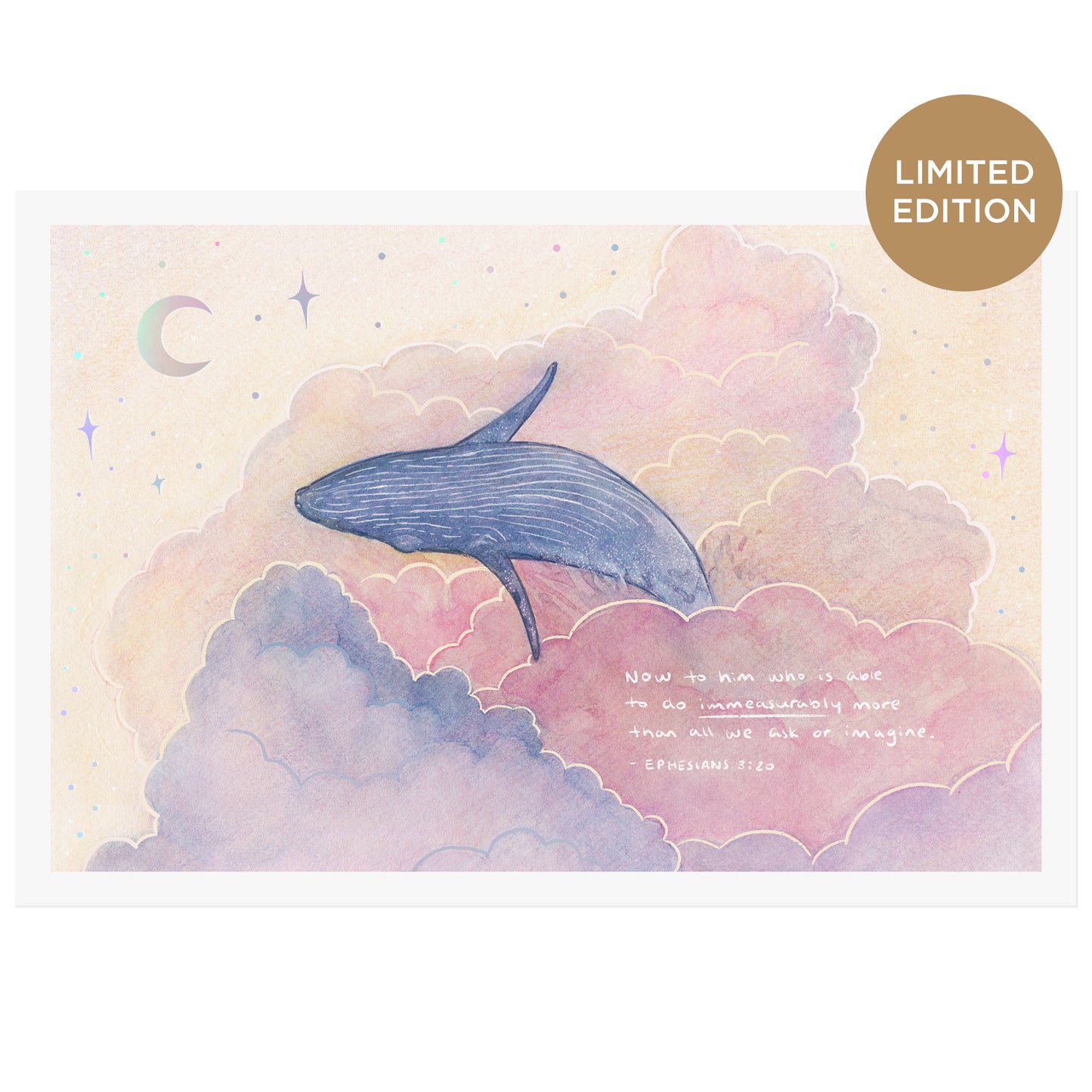 Immeasurably More - Ephesians 3:20 (12x18" Illuminated Limited Edition)