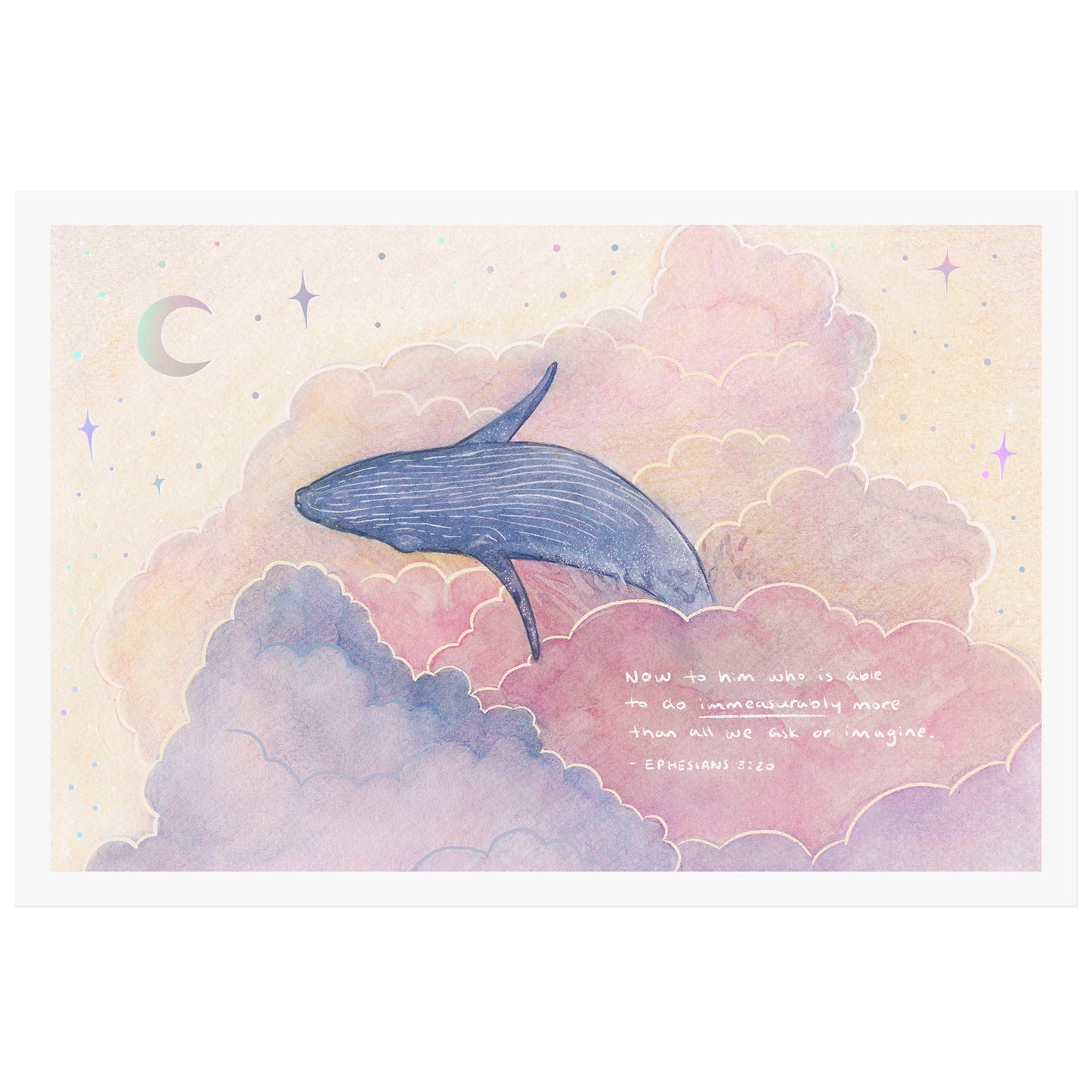 Immeasurably More - Ephesians 3:20 (12x18" Illuminated Limited Edition)