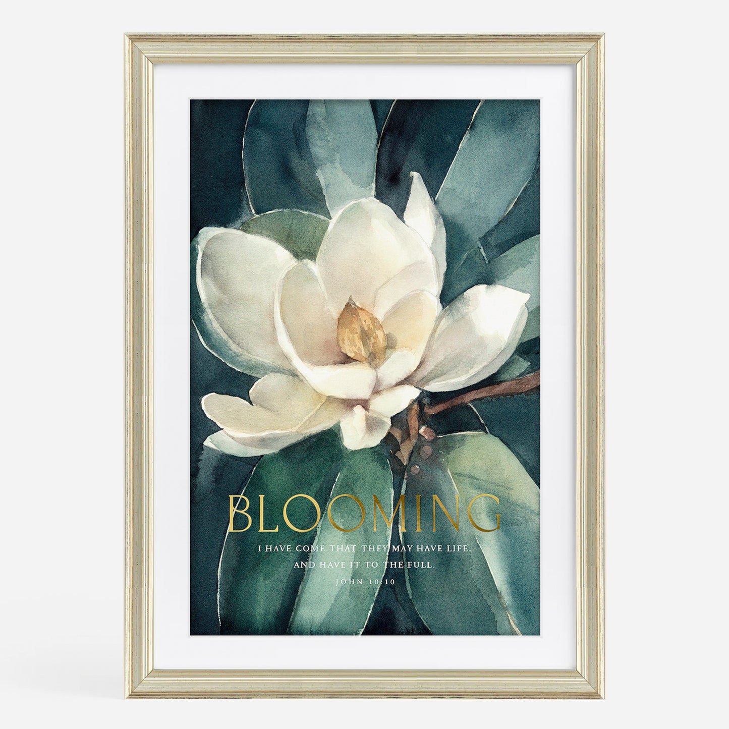 Blooming: Life to the Full - John 10:10 (12x18" Illuminated Limited Edition)
