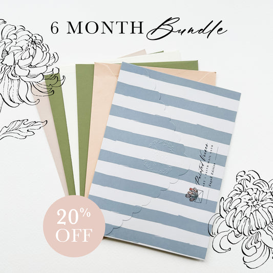 6-Month Mail Club Bundle (20% Off)