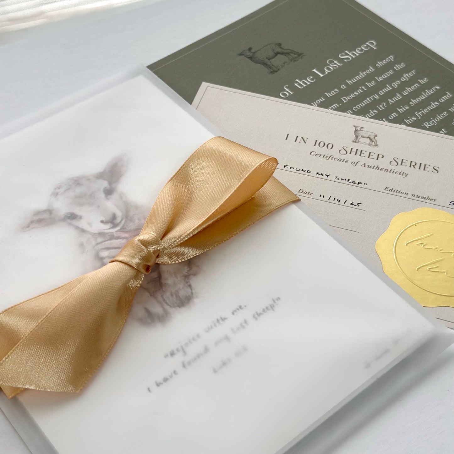 “I Have Found My Sheep!” - Limited Edition