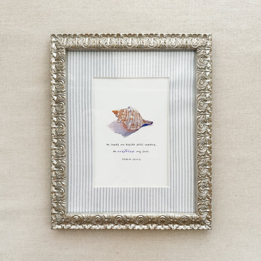 Beside Still Waters - Psalm 23:2-3 (Limited Edition Print)