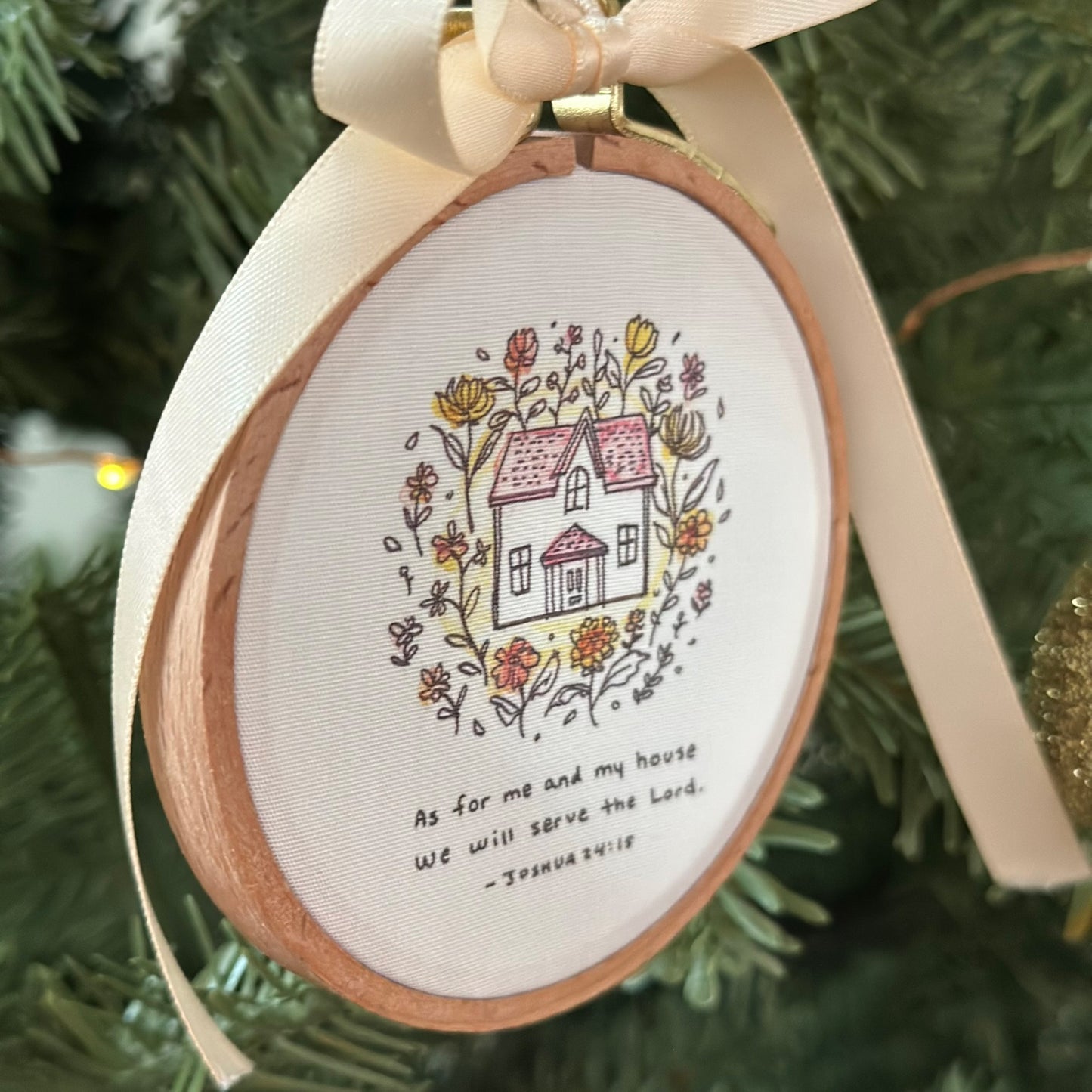 Tiny Verses™ Ornament - As For Me & My House (Joshua 24:15)