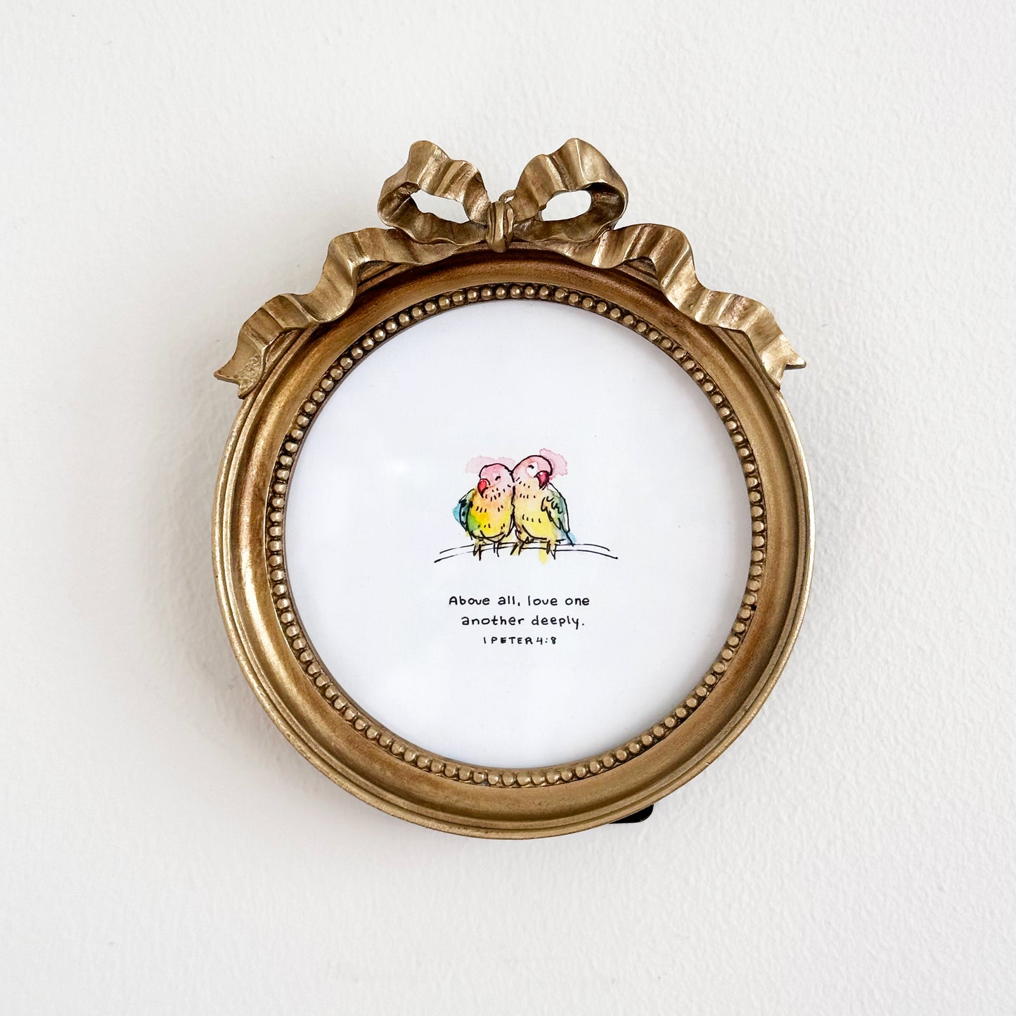 Framed Print - Love One Another Deeply (1 Peter 4:8)