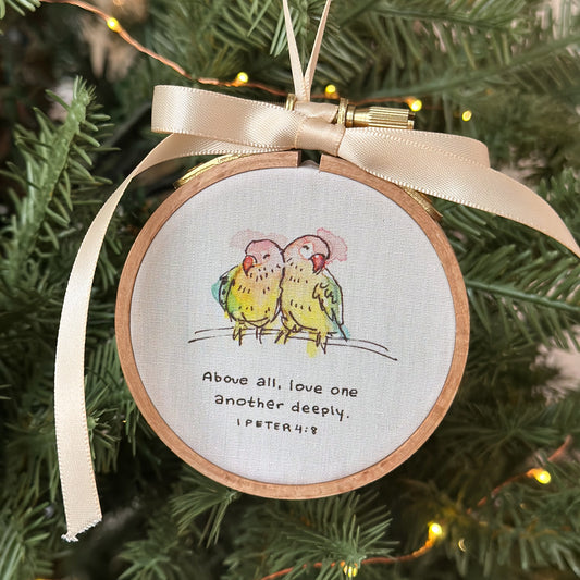 Tiny Verses™ Ornament - Love One Another Deeply