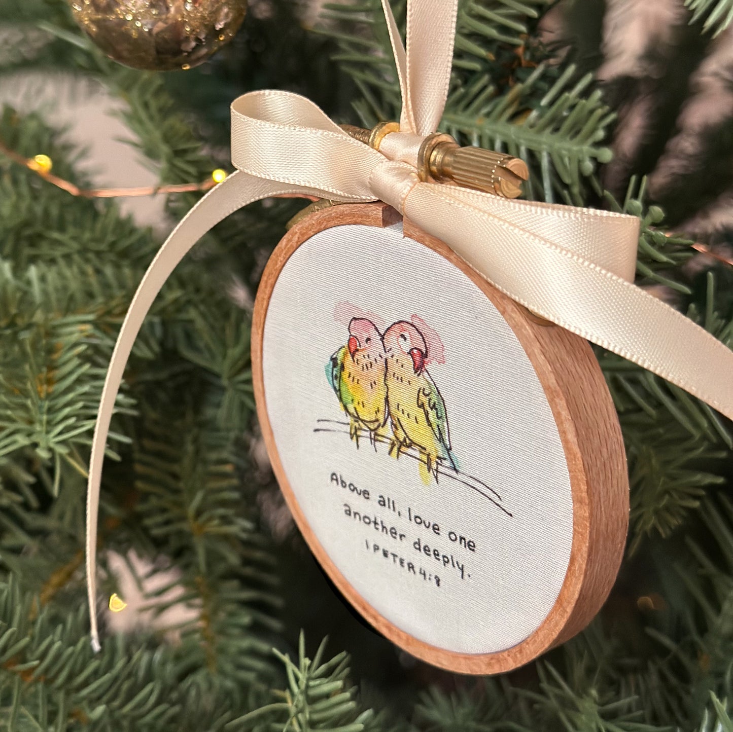 Tiny Verses™ Ornament - Love One Another Deeply