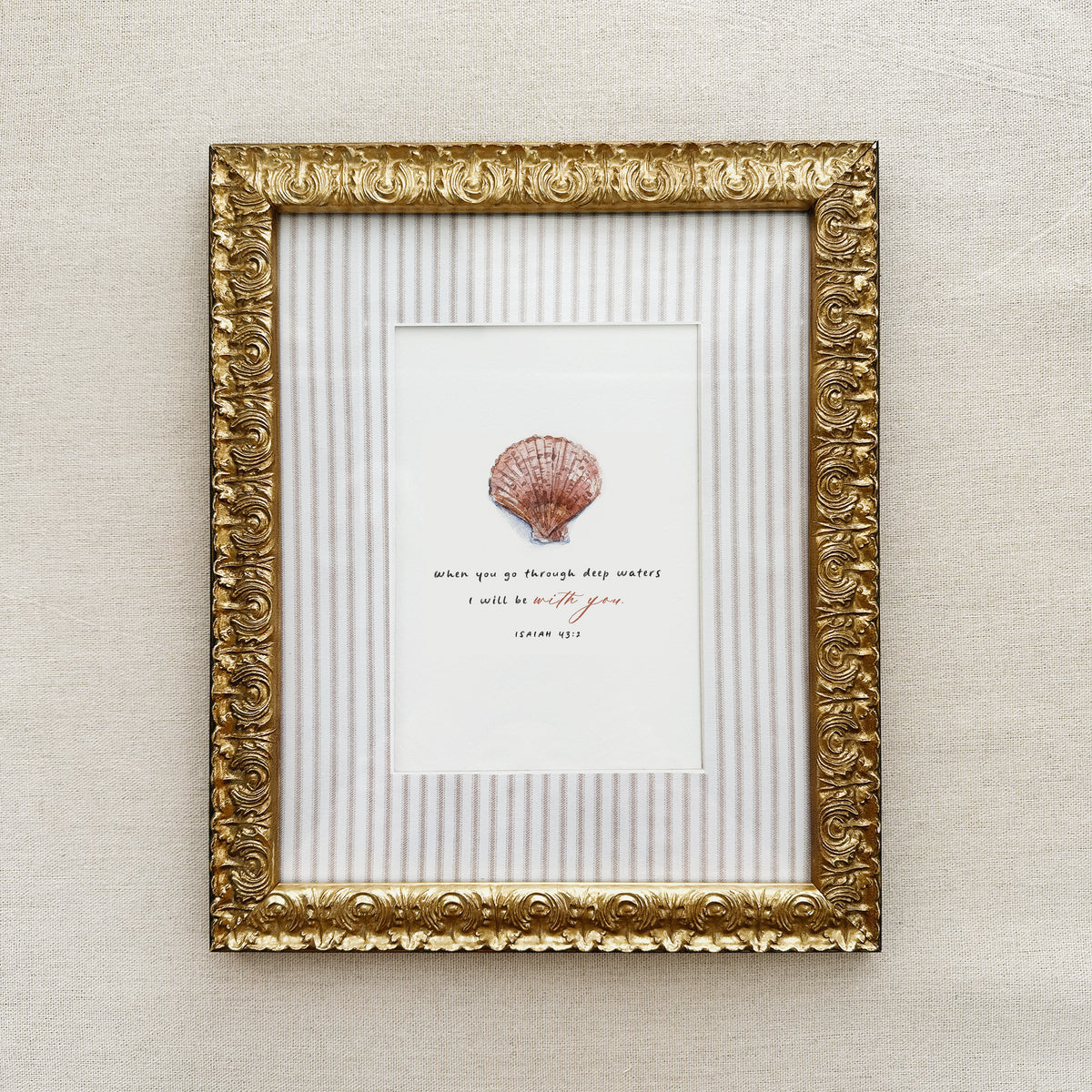 Deep Waters - Isaiah 43:2 (Limited Edition Print)
