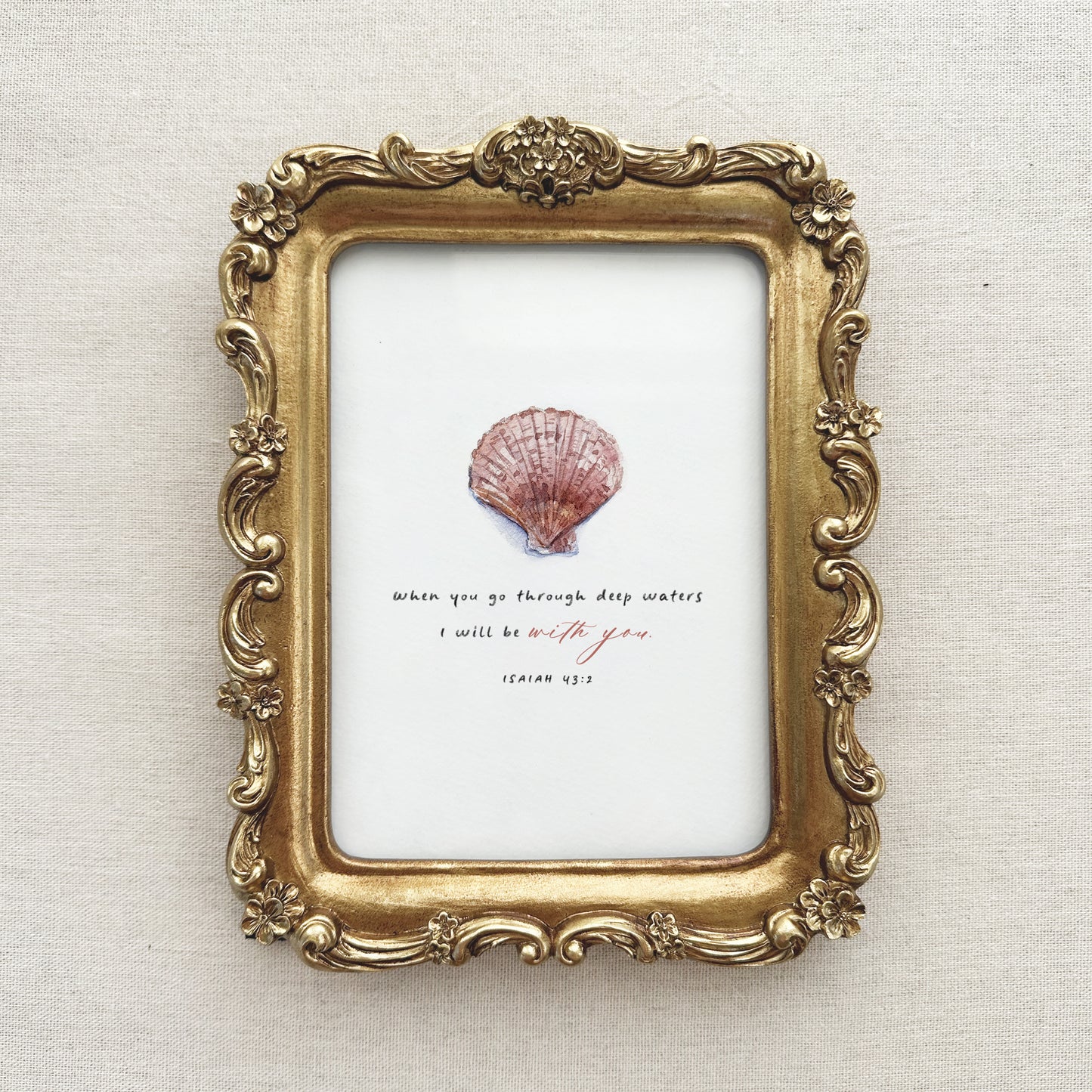 Deep Waters - Isaiah 43:2 (Limited Edition Print)