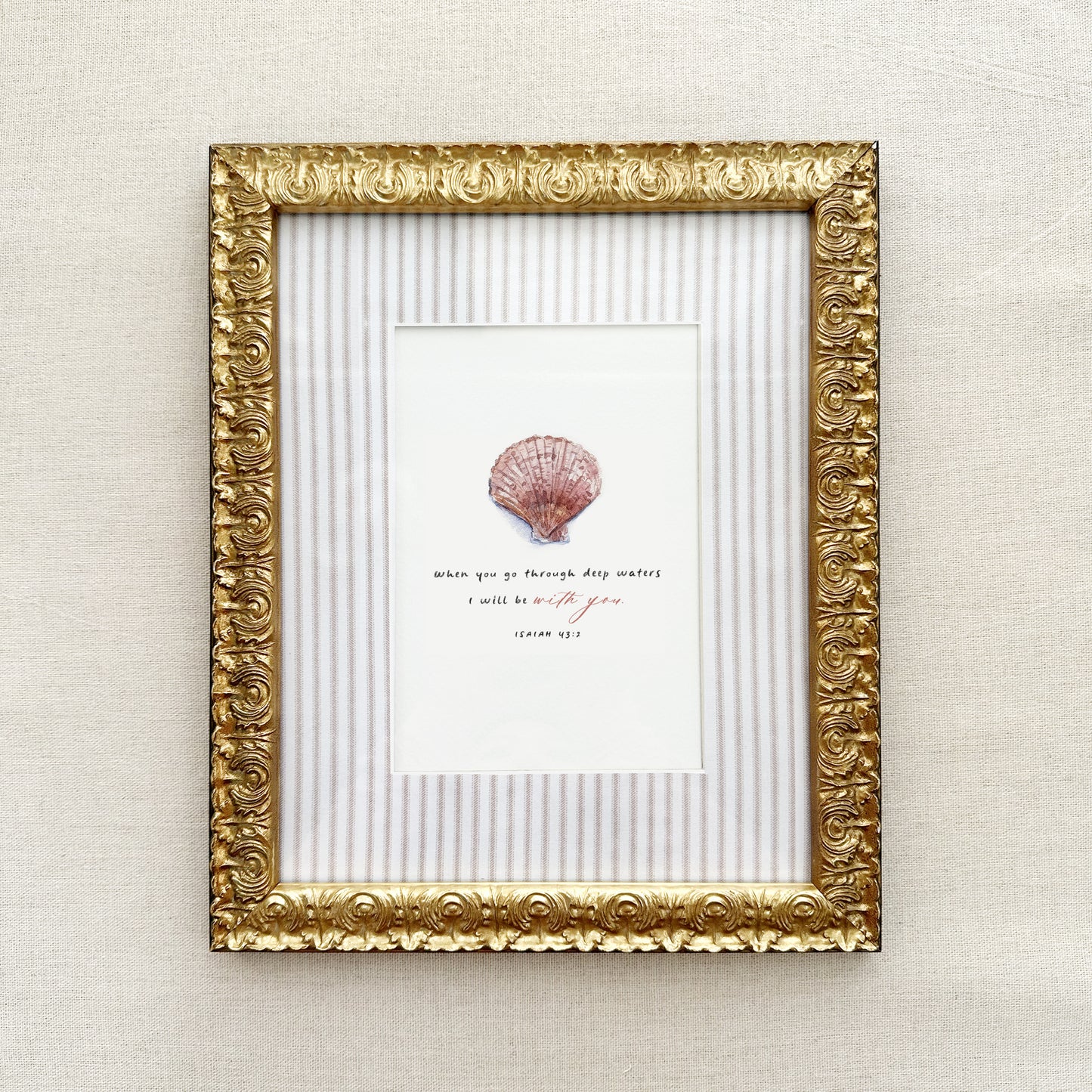 Deep Waters - Isaiah 43:2 (Limited Edition Print)