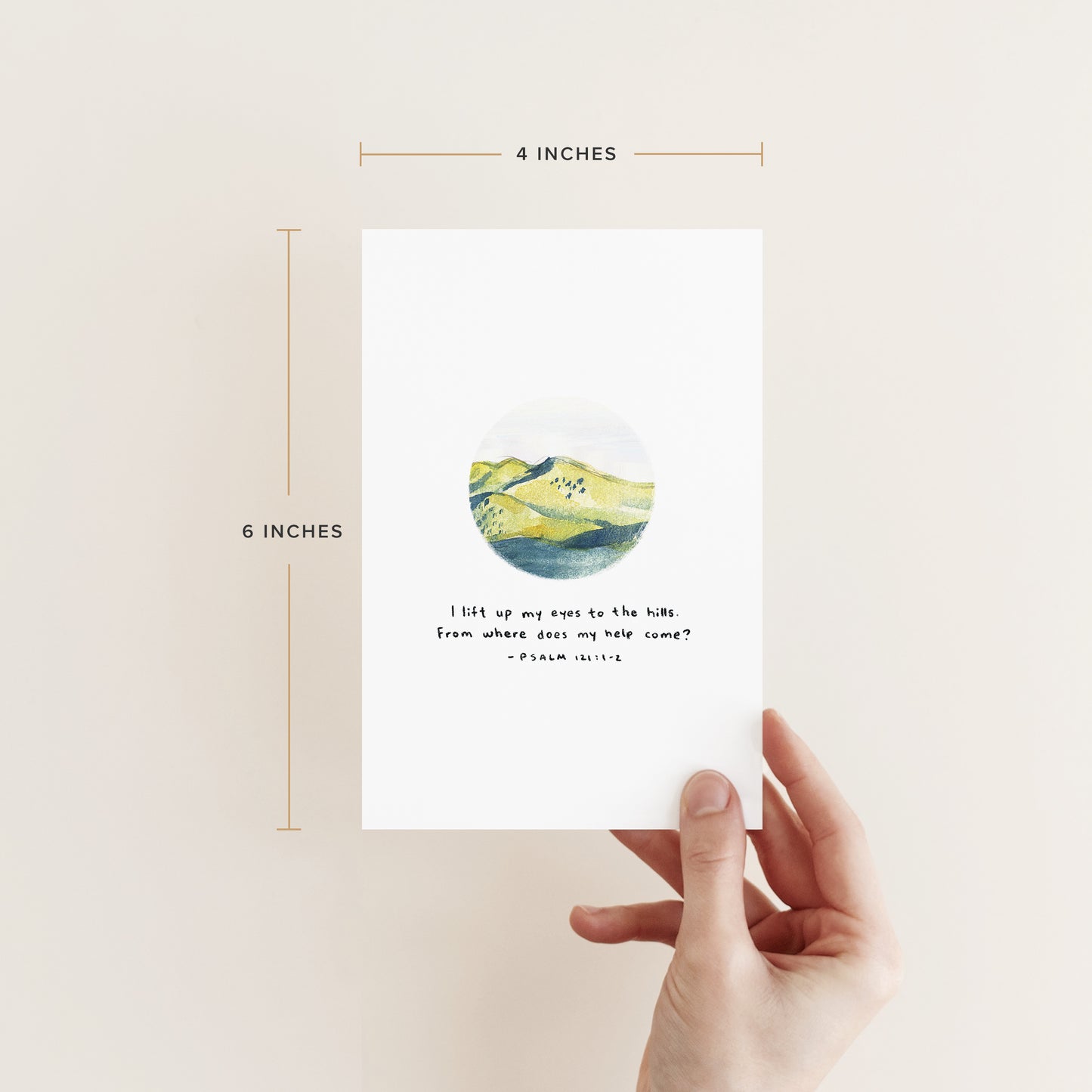 Tiny Verses™ - Mountains & Hills (4 Print Set)