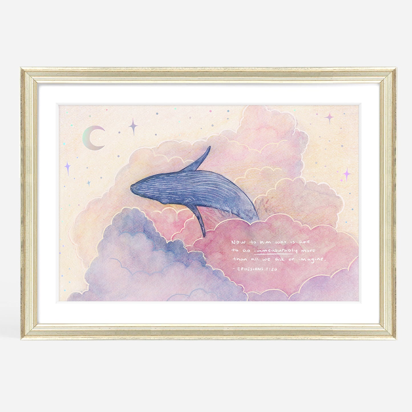 Immeasurably More - Ephesians 3:20 (12x18" Illuminated Limited Edition)