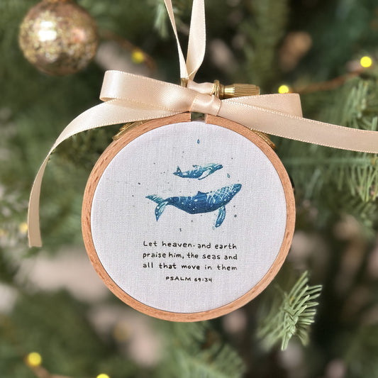Tiny Verses™ Ornament - Heaven and Earth Praise Him